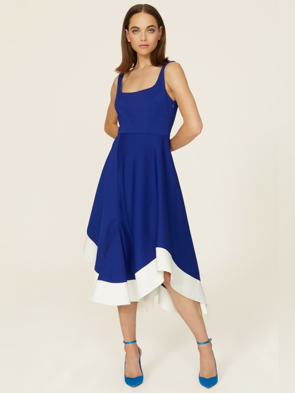 Esteban Cortazar Blue Flamenco Dress Size 2